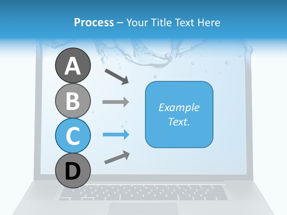Drop Work Silver PowerPoint Template