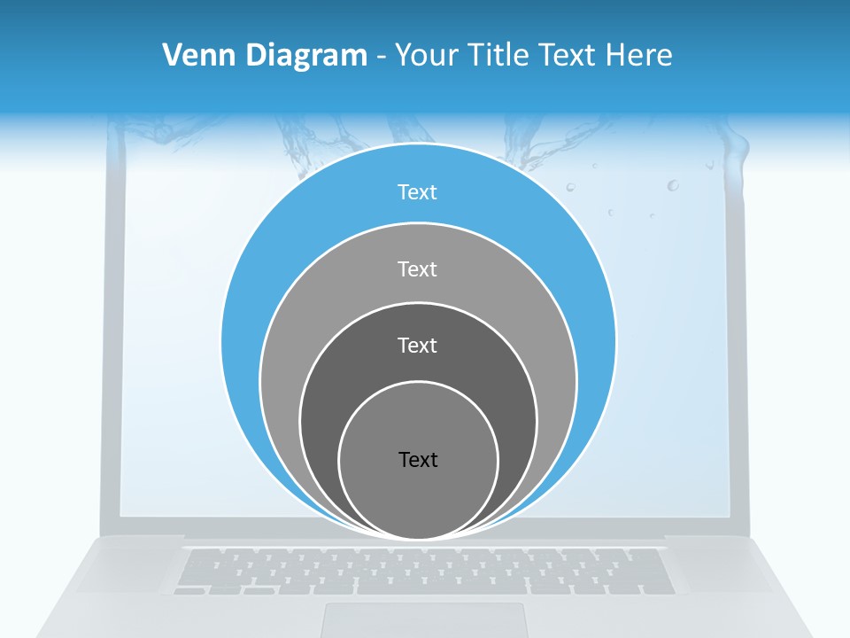 Drop Work Silver PowerPoint Template