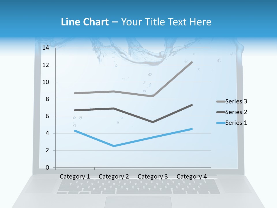 Drop Work Silver PowerPoint Template