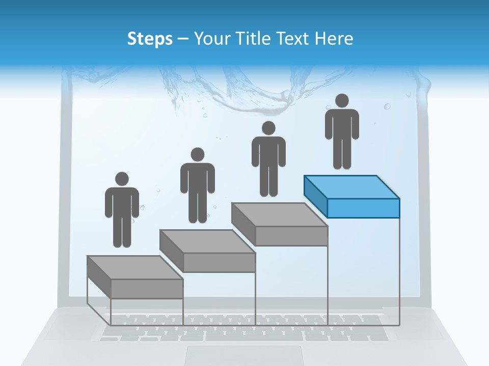 Drop Work Silver PowerPoint Template