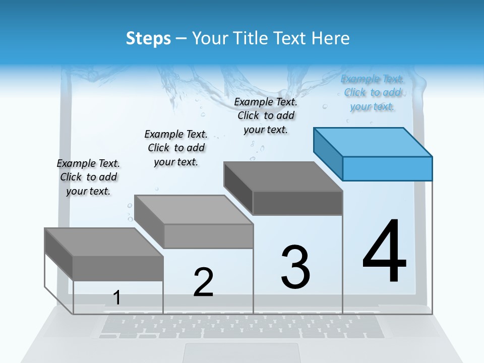 Drop Work Silver PowerPoint Template