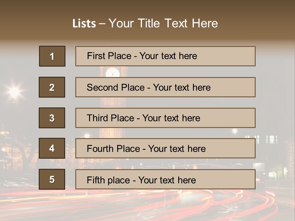 Ight Eeing International Briti H PowerPoint Template