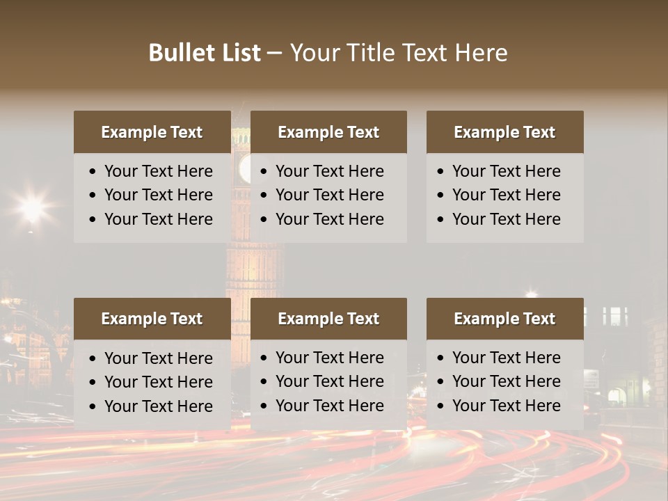 Ight Eeing International Briti H PowerPoint Template