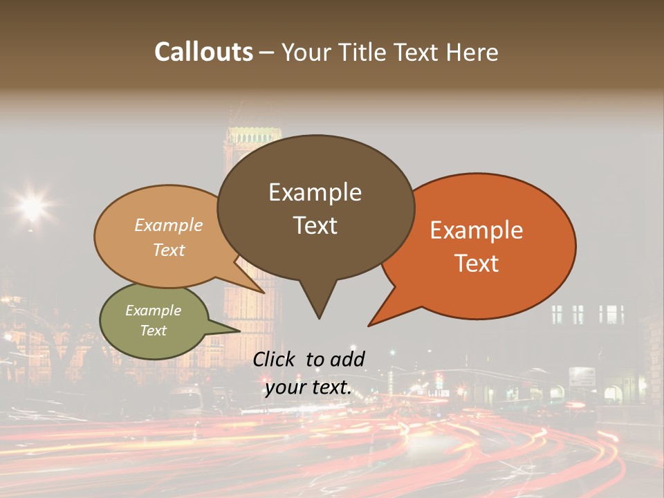 Ight Eeing International Briti H PowerPoint Template