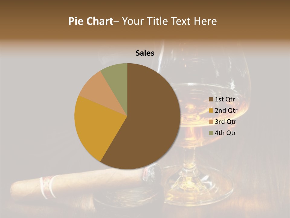 Whiskey And Cigar PowerPoint Template