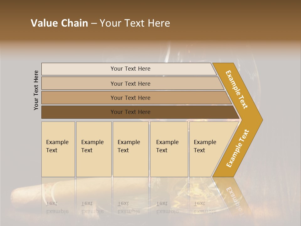 Whiskey And Cigar PowerPoint Template