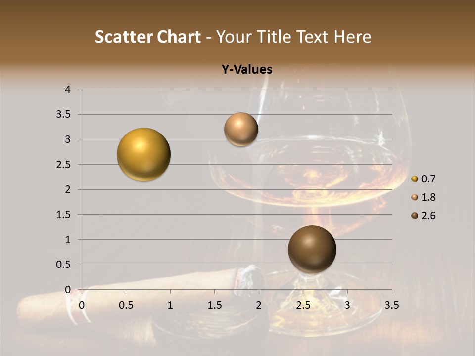 Whiskey And Cigar PowerPoint Template
