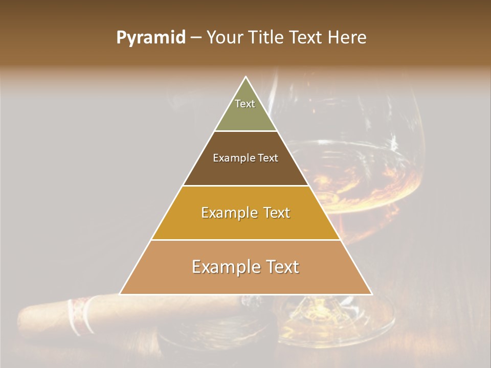 Whiskey And Cigar PowerPoint Template