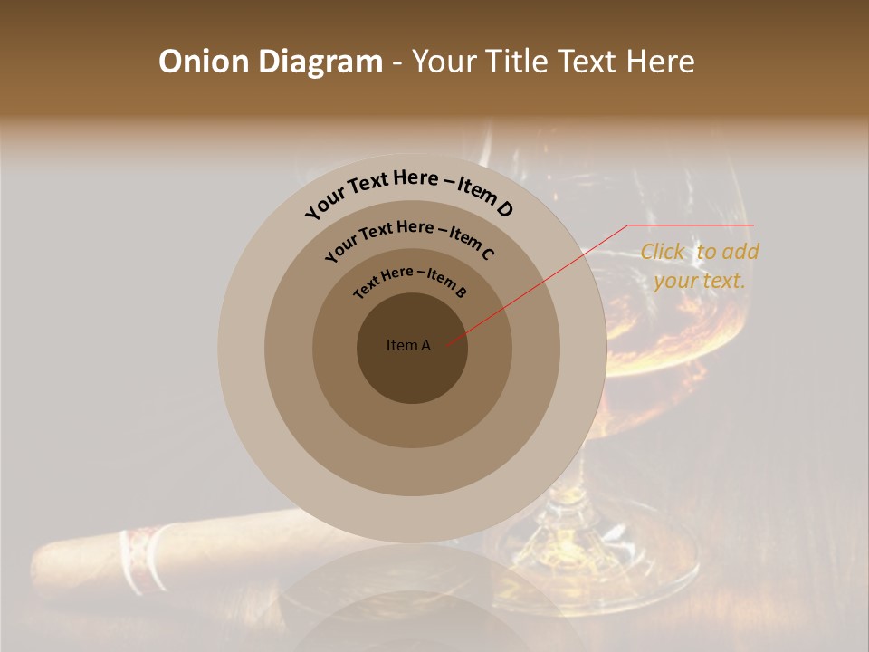 Whiskey And Cigar PowerPoint Template