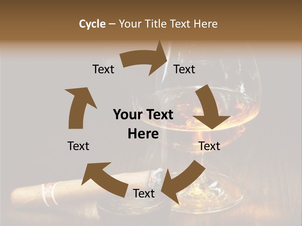 Whiskey And Cigar PowerPoint Template