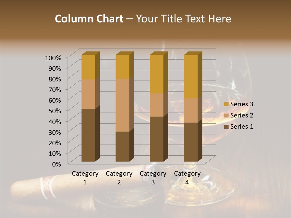 Whiskey And Cigar PowerPoint Template