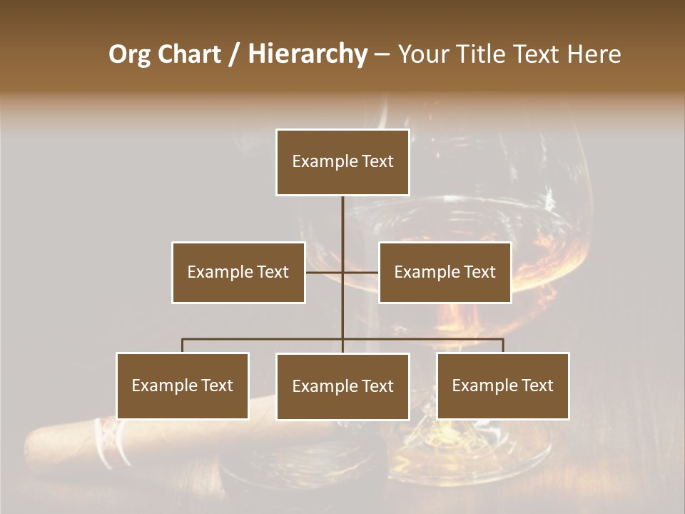 Whiskey And Cigar PowerPoint Template