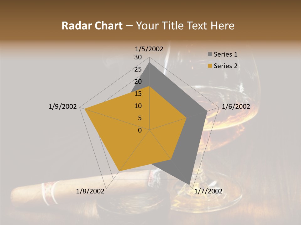 Whiskey And Cigar PowerPoint Template