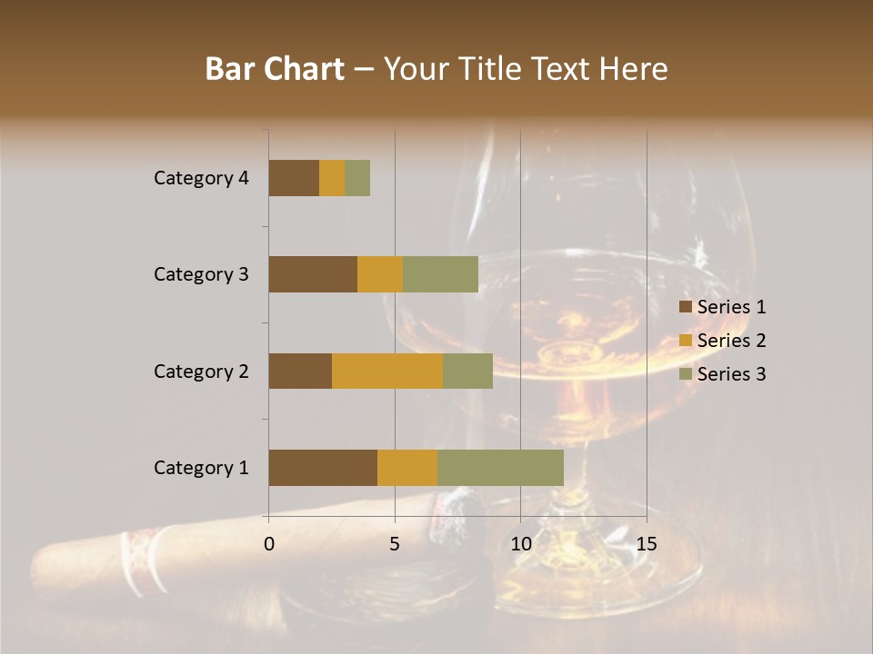 Whiskey And Cigar PowerPoint Template