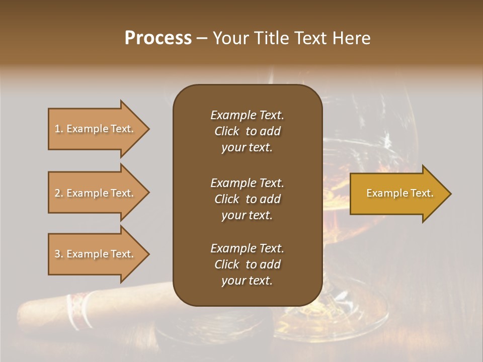 Whiskey And Cigar PowerPoint Template