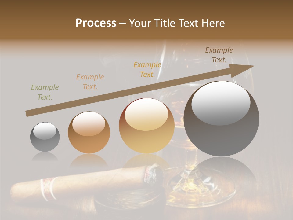 Whiskey And Cigar PowerPoint Template