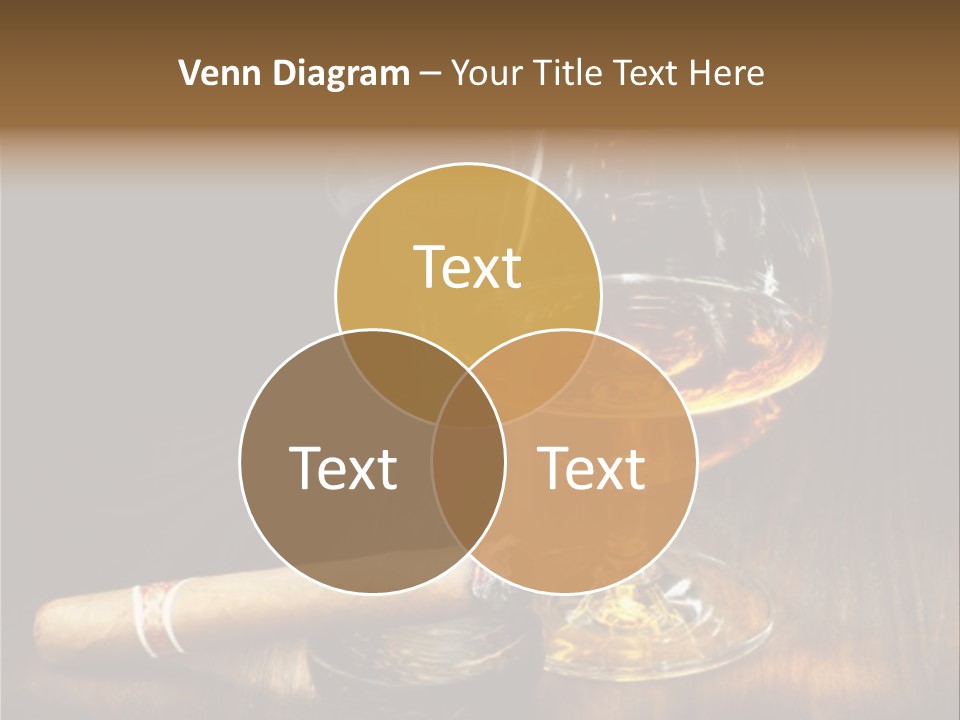 Whiskey And Cigar PowerPoint Template