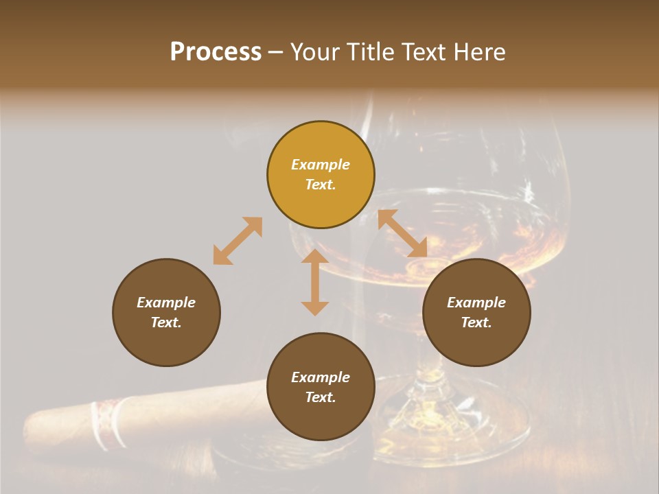 Whiskey And Cigar PowerPoint Template