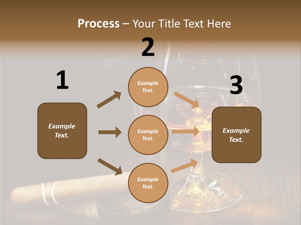 Whiskey And Cigar PowerPoint Template