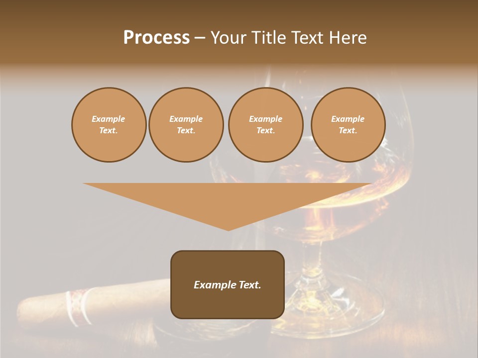 Whiskey And Cigar PowerPoint Template