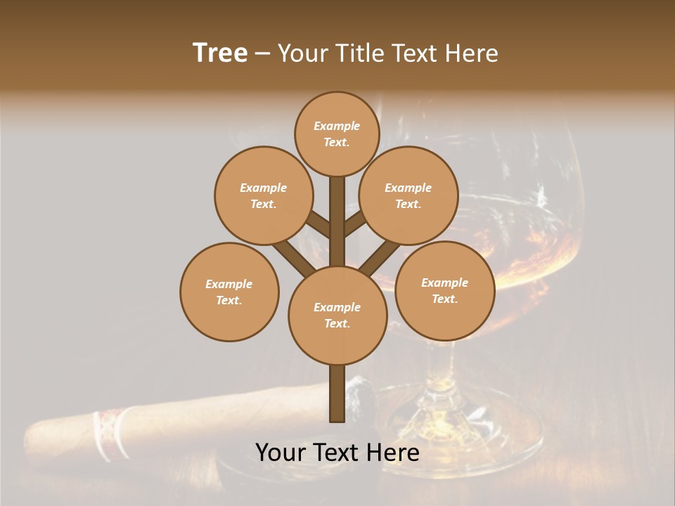 Whiskey And Cigar PowerPoint Template