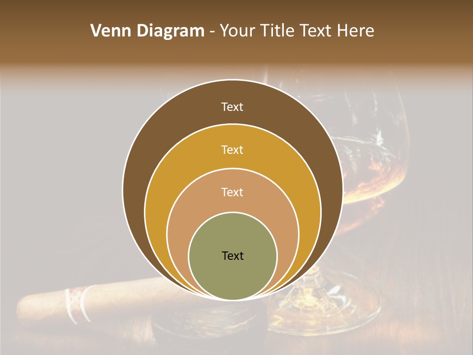 Whiskey And Cigar PowerPoint Template