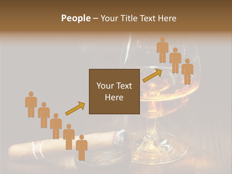 Whiskey And Cigar PowerPoint Template