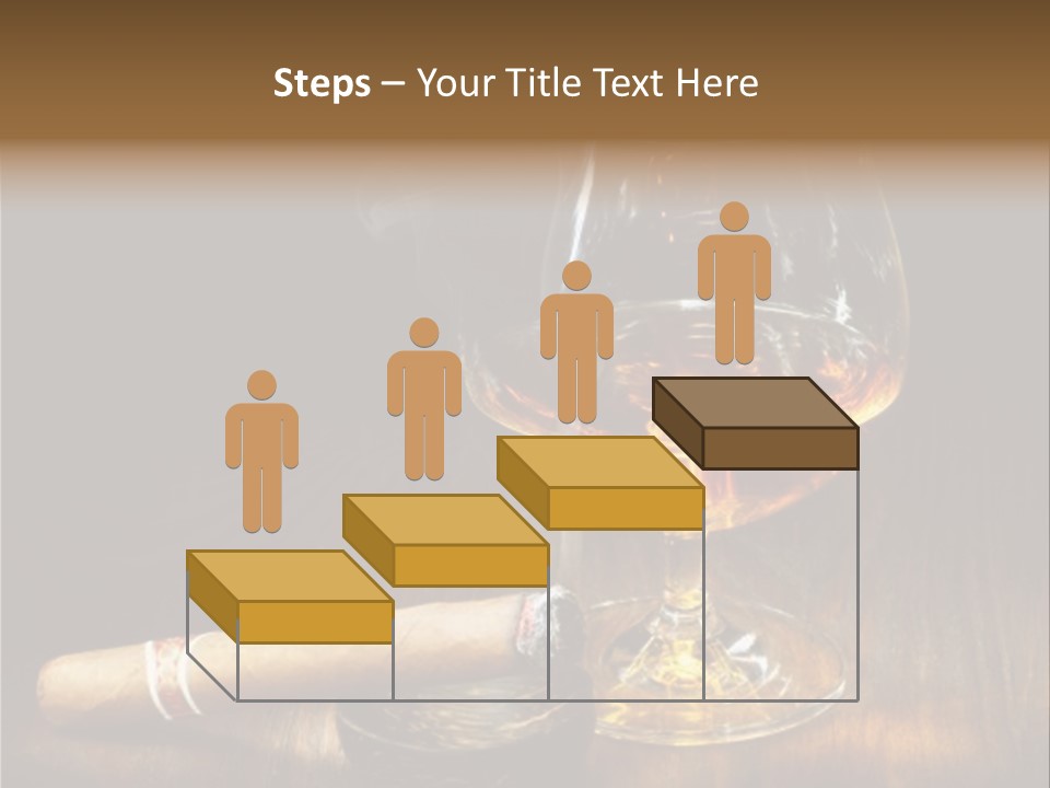 Whiskey And Cigar PowerPoint Template