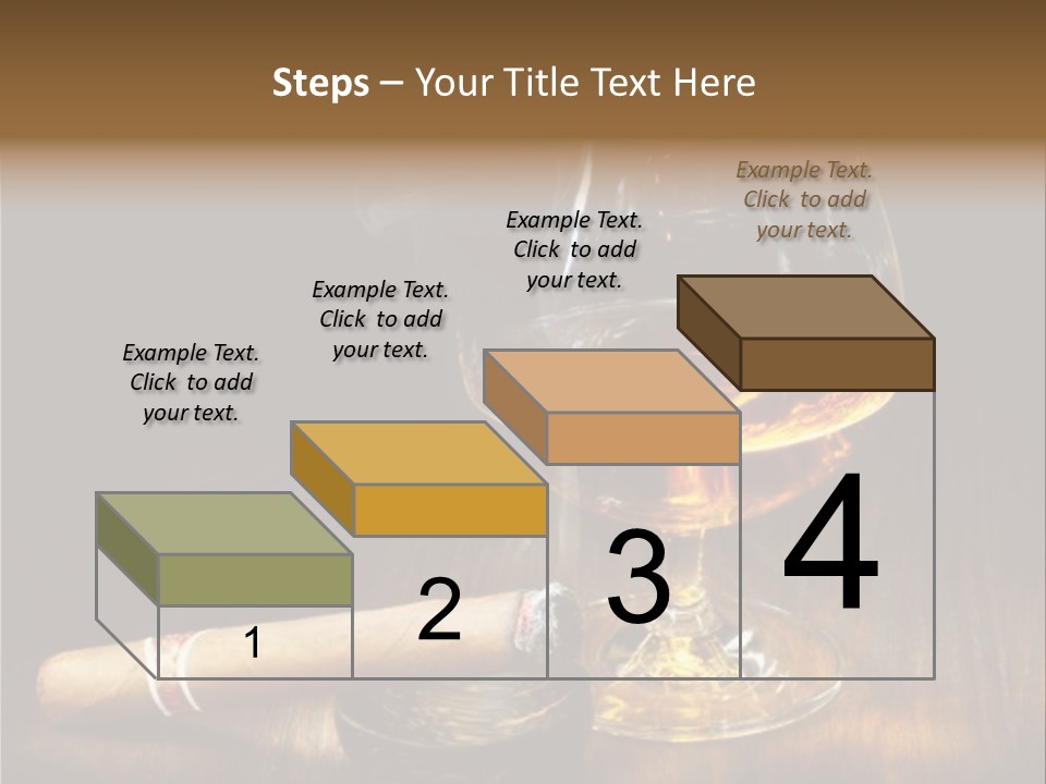 Whiskey And Cigar PowerPoint Template