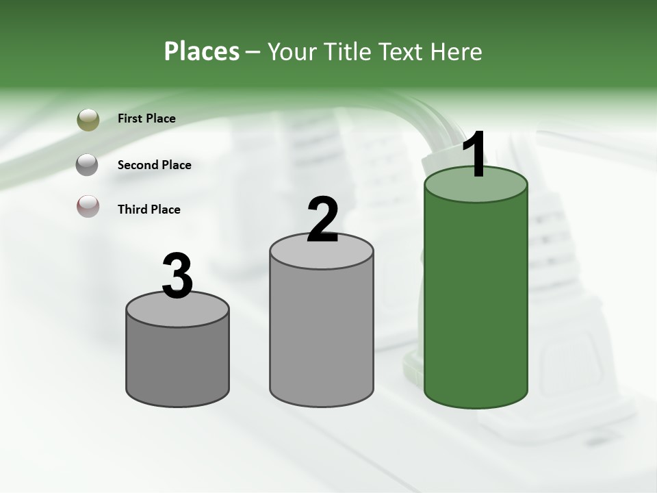 Bar Green Protection PowerPoint Template