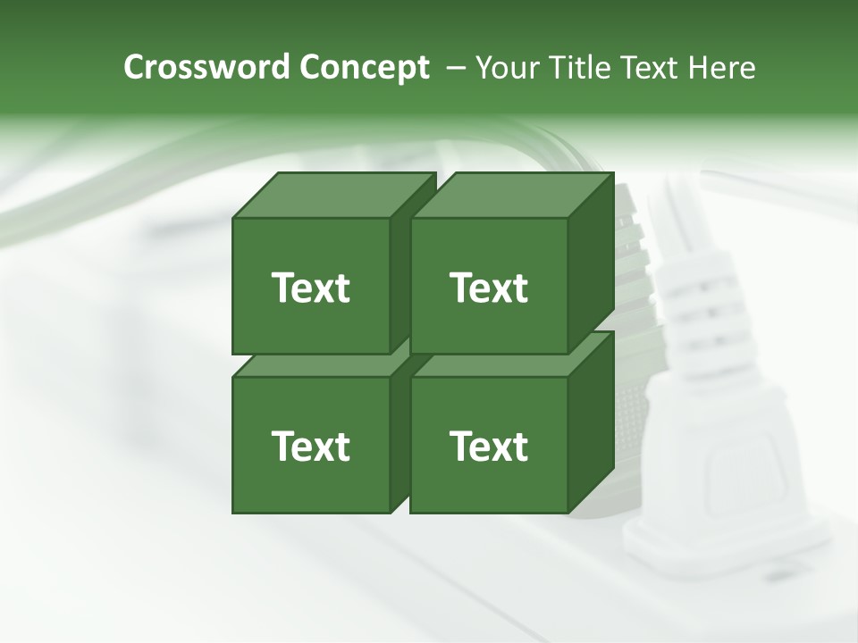 Bar Green Protection PowerPoint Template