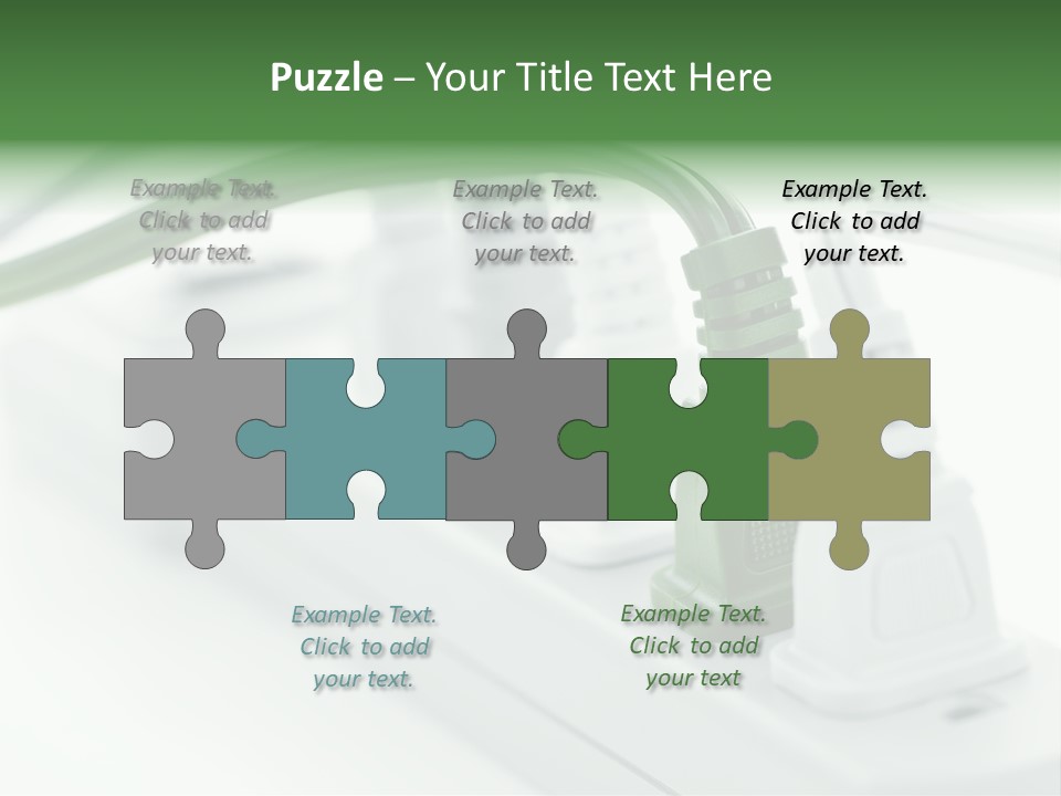 Bar Green Protection PowerPoint Template