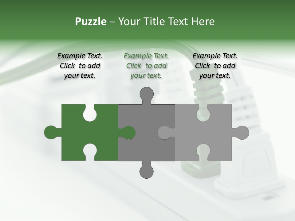 Bar Green Protection PowerPoint Template