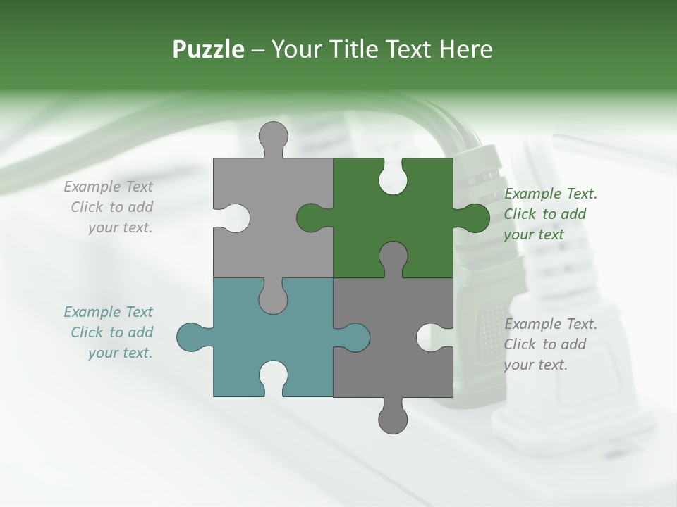 Bar Green Protection PowerPoint Template