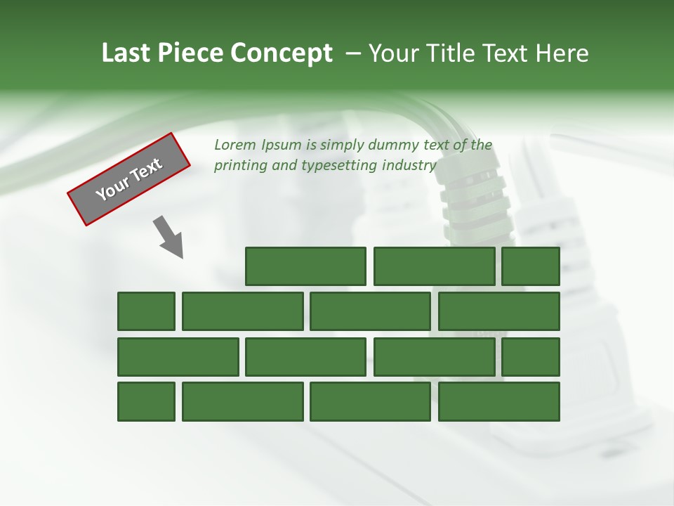 Bar Green Protection PowerPoint Template