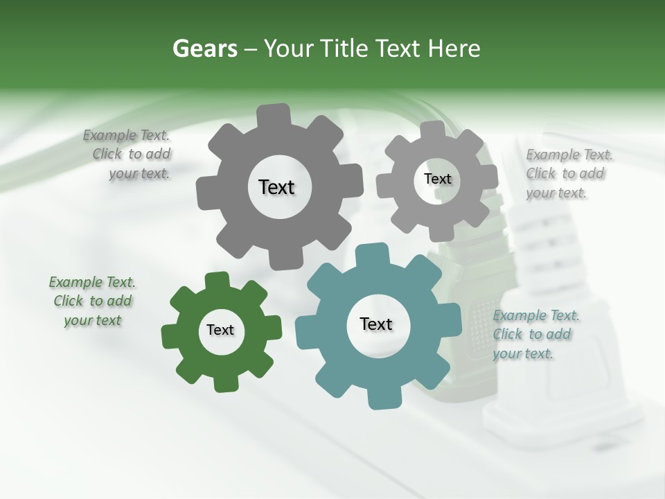Bar Green Protection PowerPoint Template
