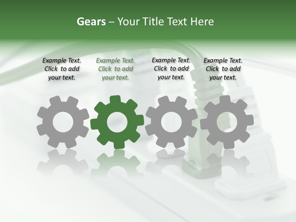 Bar Green Protection PowerPoint Template