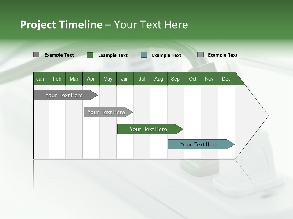 Bar Green Protection PowerPoint Template