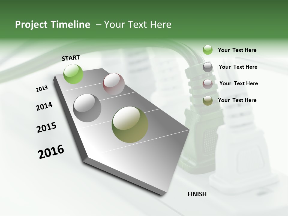 Bar Green Protection PowerPoint Template
