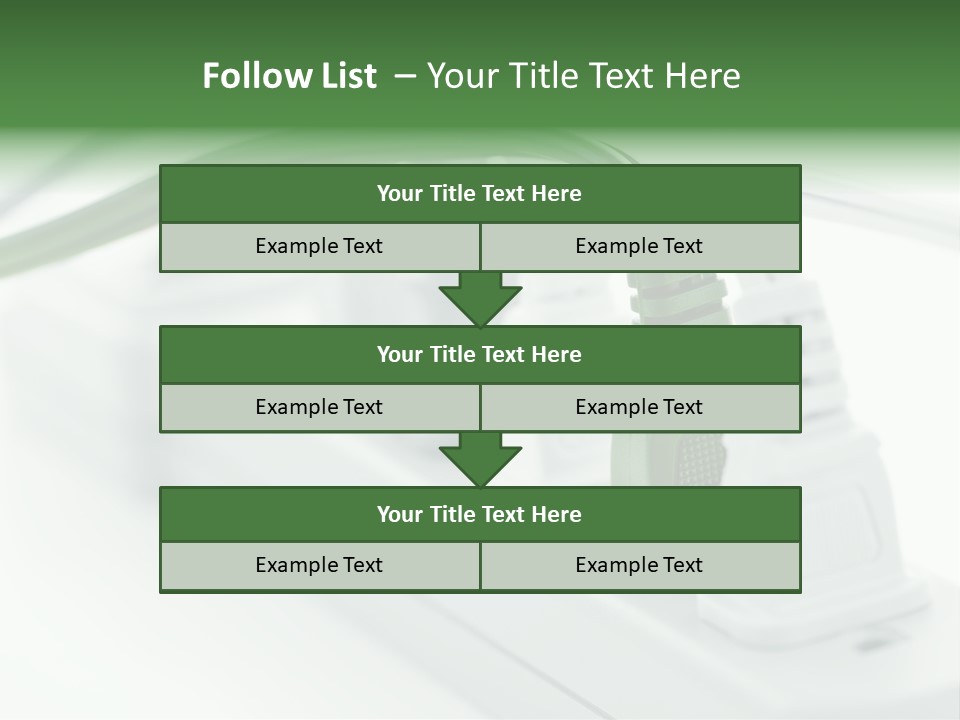 Bar Green Protection PowerPoint Template