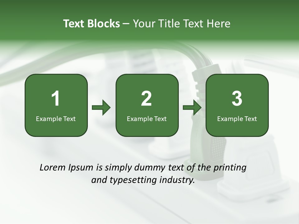 Bar Green Protection PowerPoint Template