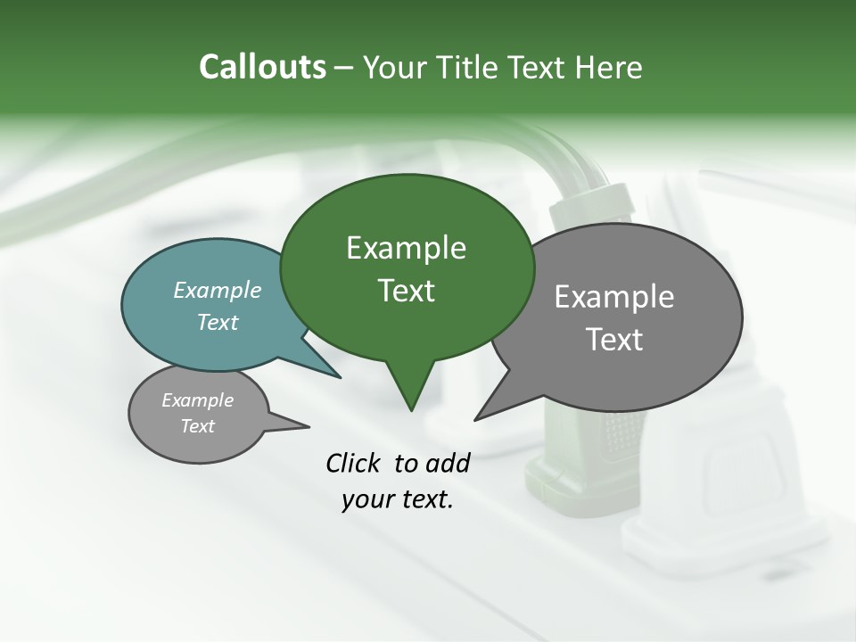 Bar Green Protection PowerPoint Template
