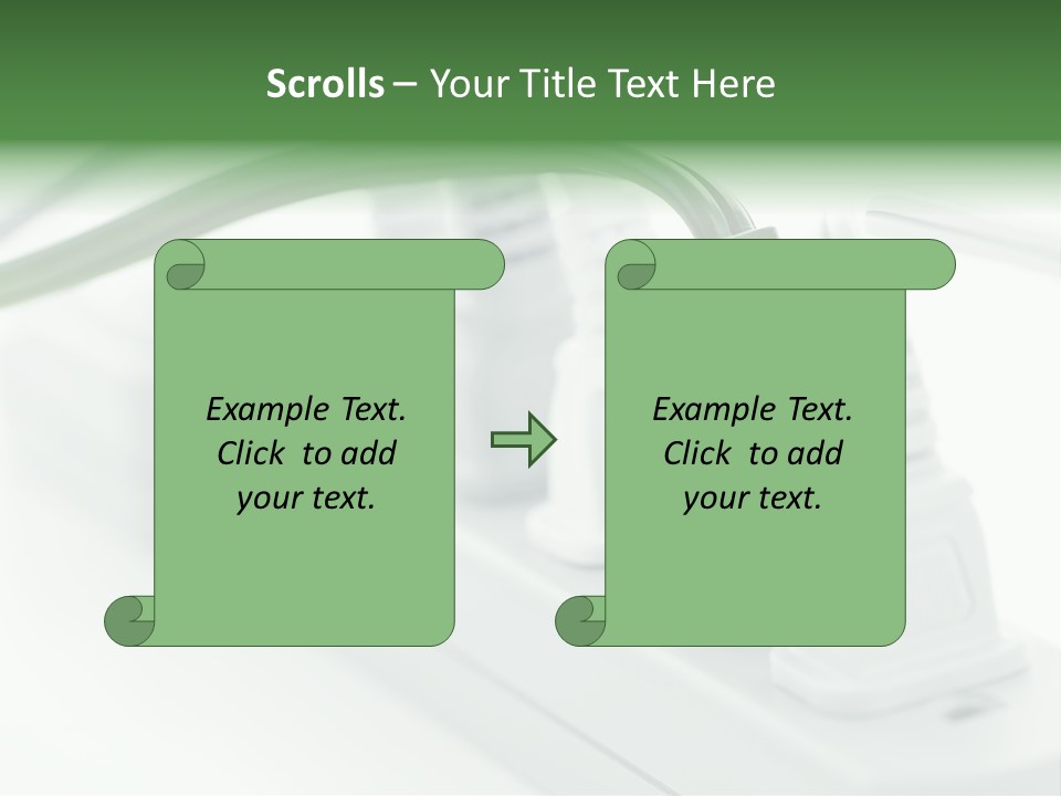 Bar Green Protection PowerPoint Template