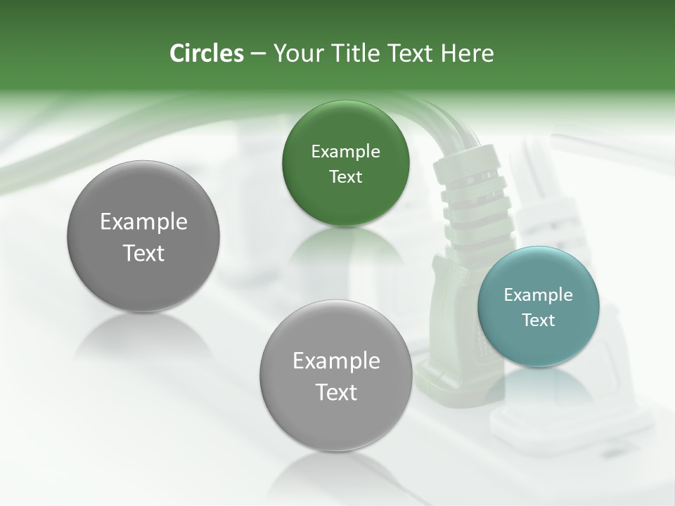 Bar Green Protection PowerPoint Template