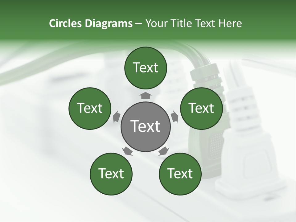 Bar Green Protection PowerPoint Template