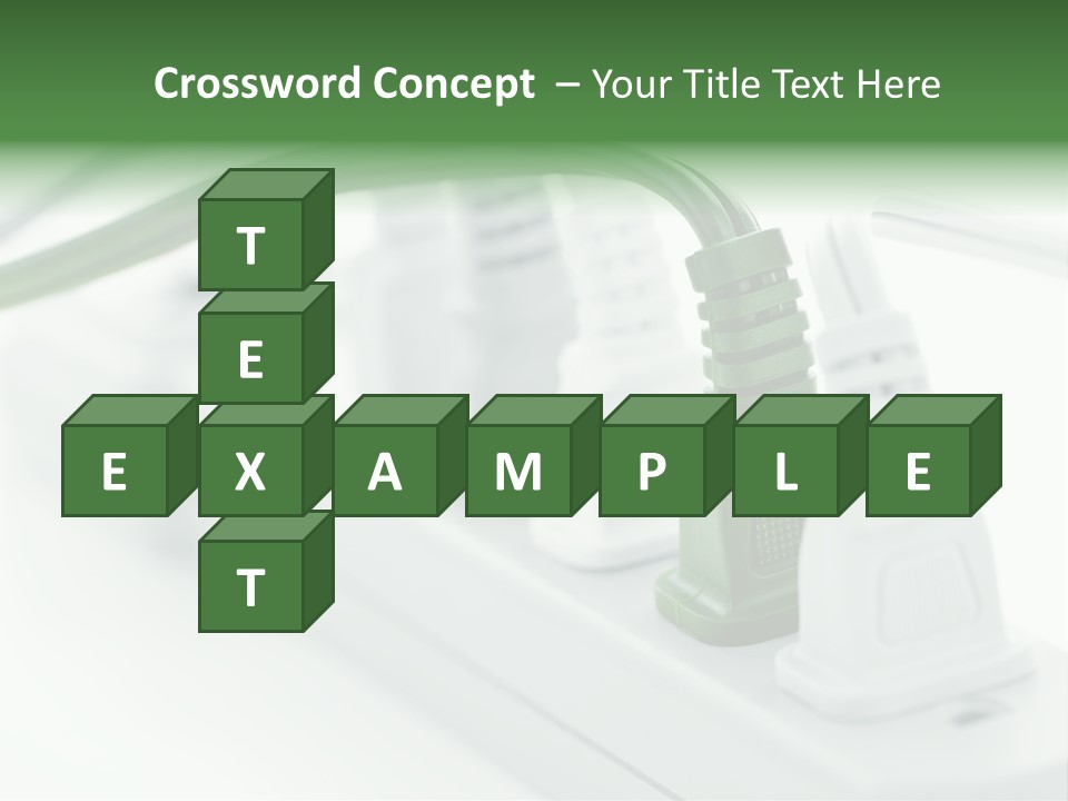 Bar Green Protection PowerPoint Template