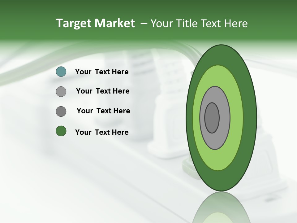 Bar Green Protection PowerPoint Template