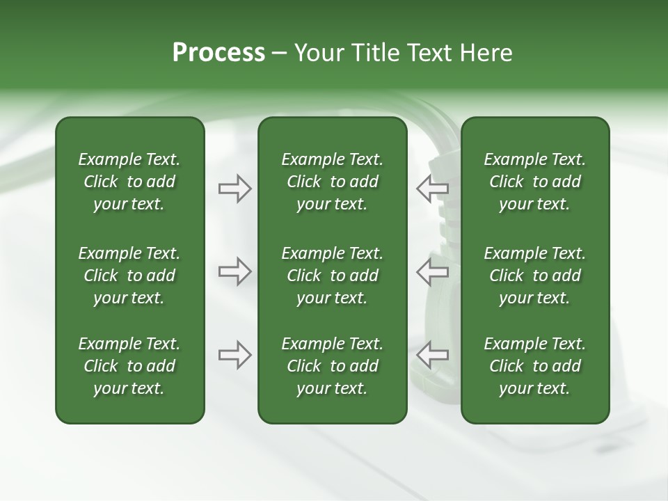 Bar Green Protection PowerPoint Template