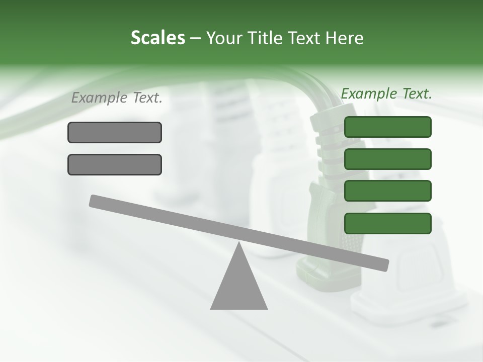 Bar Green Protection PowerPoint Template