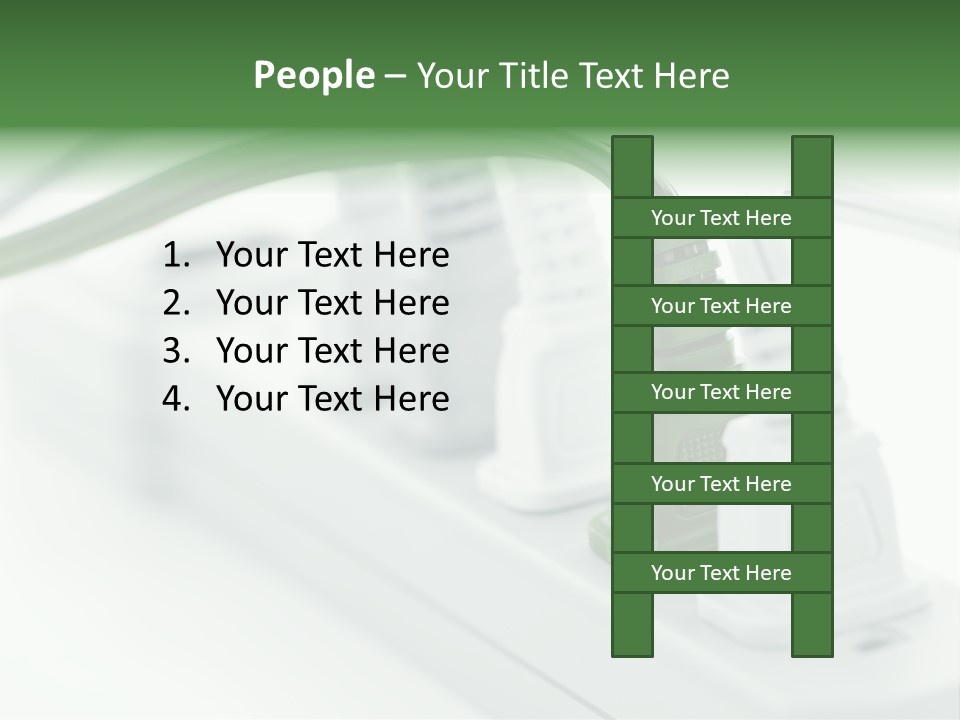 Bar Green Protection PowerPoint Template